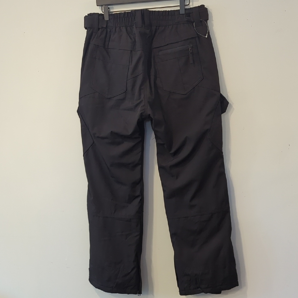 Men's Snowpants‎ Insulated Black size Large - Picture 3 of 6